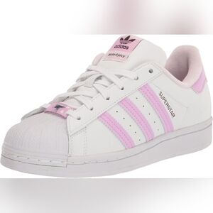 adidas Iriginal Superstar Her Vegan sneaker in Cloud White/Bliss Lilac 8